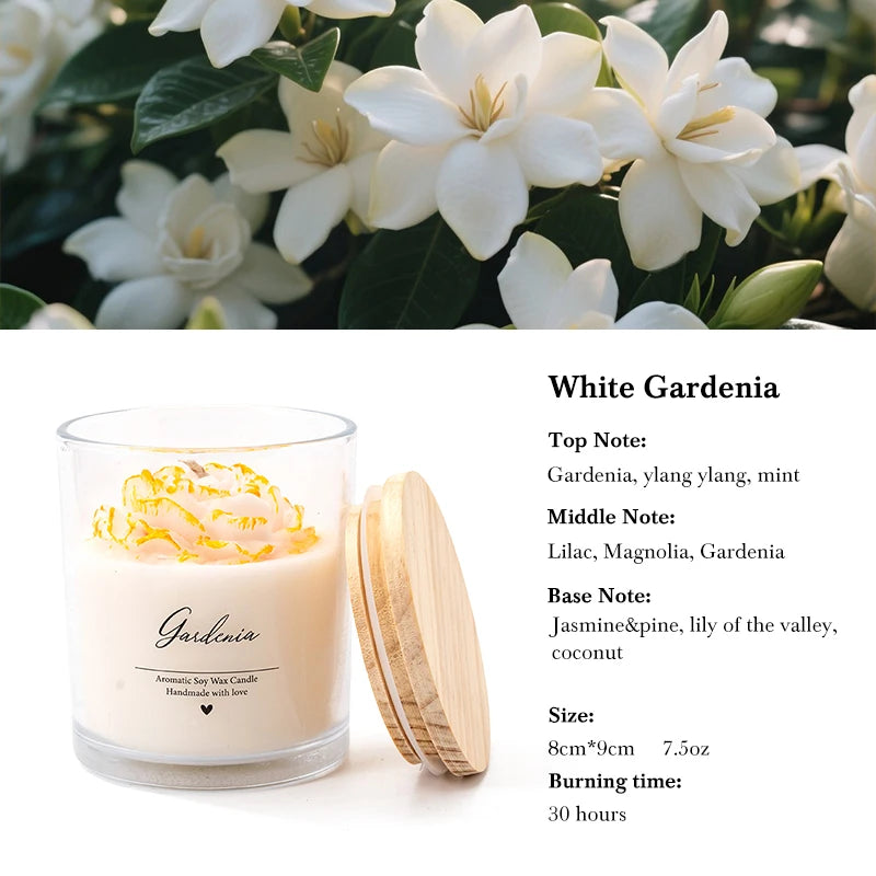 AIKUN 8 * 9cm Luxury Handmade Custom Logo Jar Gift Packaging Soy Wax Aromatherapy Candle for Home Decor Brands